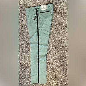 Paisley & Gray! Brand New! Slim Fit Pants. Green with Black Stripe. Size 36